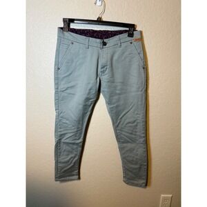 Tecon Dry Japan Chinos Women's Size 34 Light Blue Casual Pants Trousers